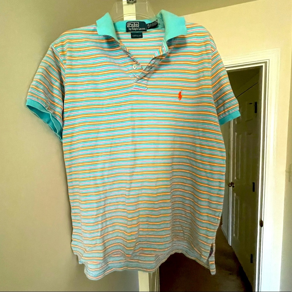 Blue Polo Collared shirt